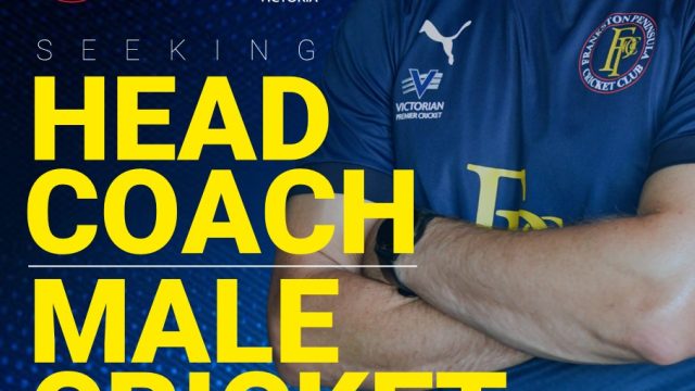 Head Coach – Male Cricket